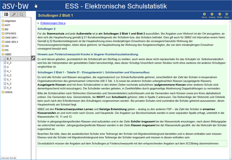 Beispieldarstellungen ESS 2.0  Hilfedialog zu RS Bogen 2 Blatt 1